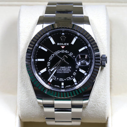 Rolex<br>326934 Sky-Dweller Black Dial