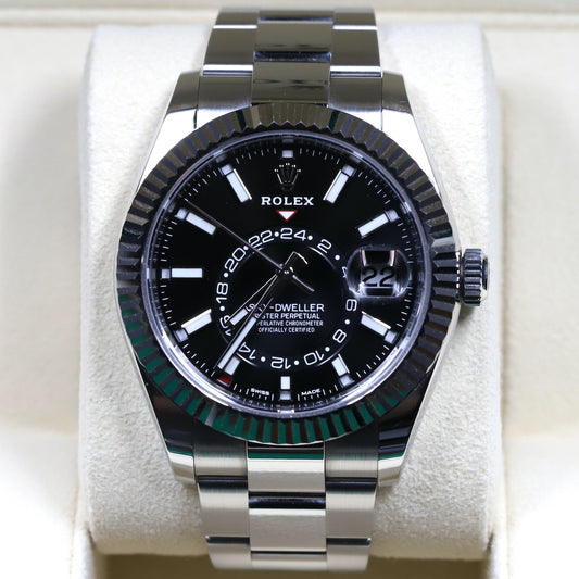 Rolex<br>326934 Sky-Dweller Black Dial