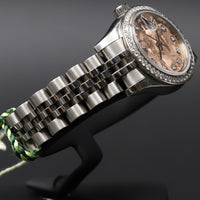 Rolex<br>179384 Datejust 26 Pink Gold Crystal Diamond Dial Diamond Bezel