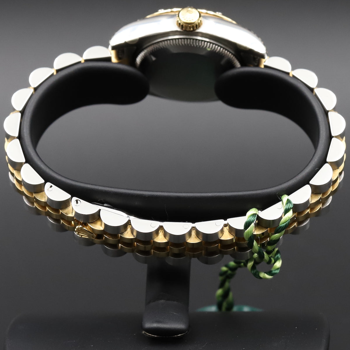 Rolex<br>179313 Datejust 26 18k/SS Black Mother of Pearl Jubilee Diamond Dial Diamond Bezel