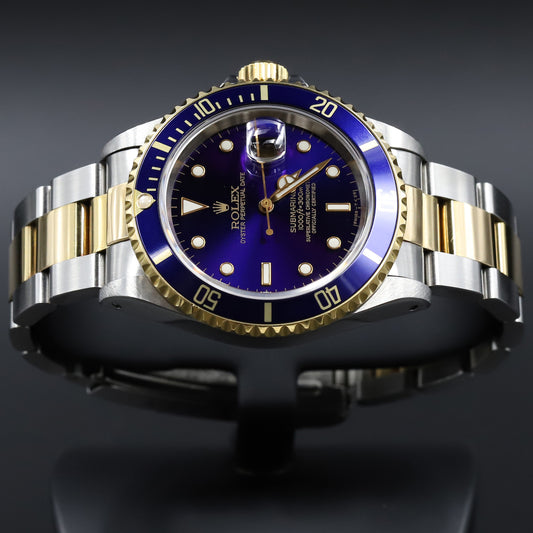 Rolex<br>16613 Submariner SS/18k Blue Dial
