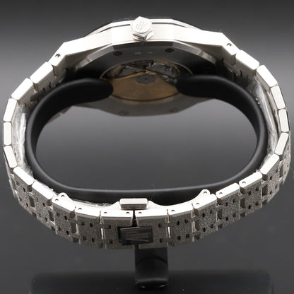 Audemars Piguet<br>15410BC Royal Oak Frosted White Gold Blue Dial