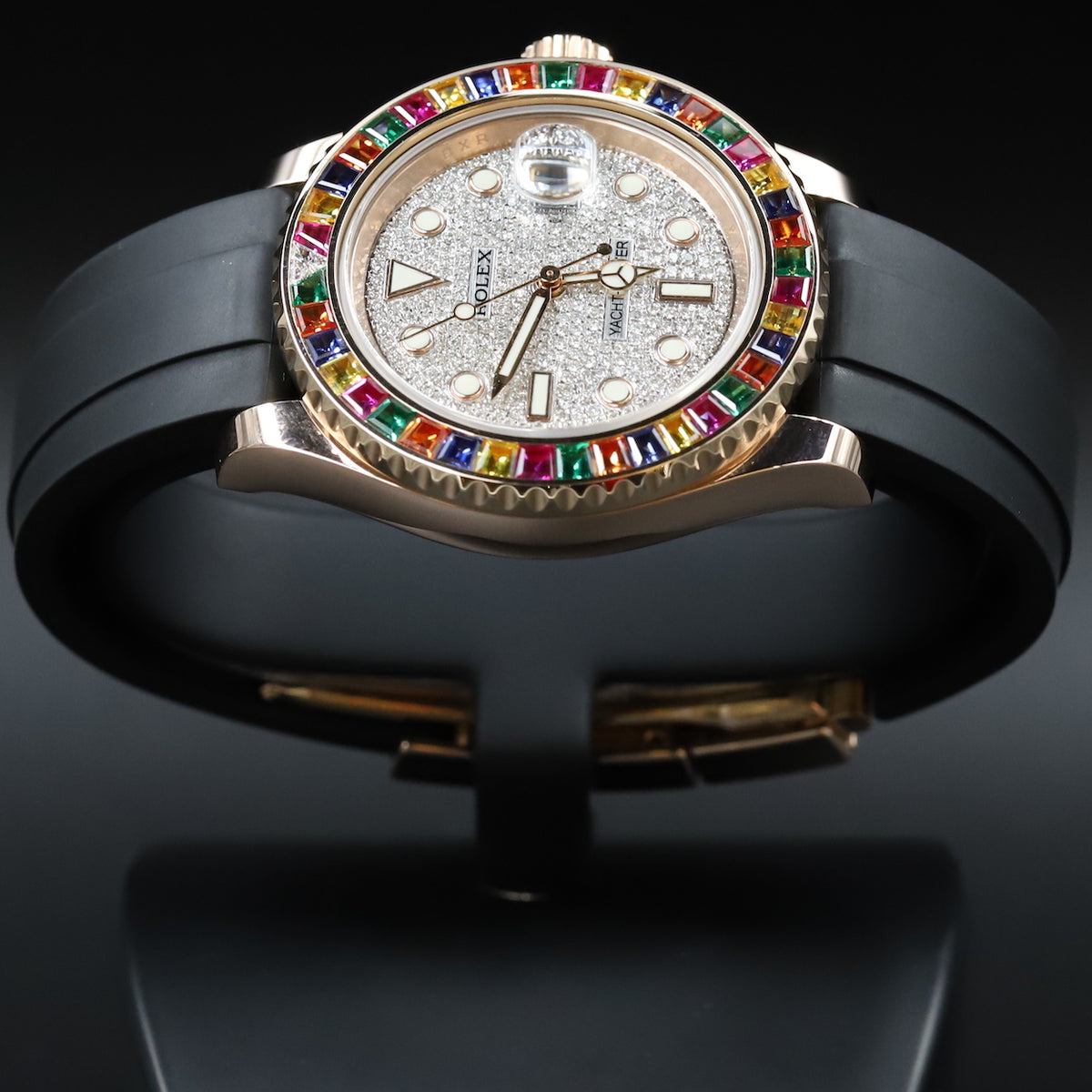 Rolex<br>116655 Yacht-Master 40 Oysterflex Custom Diamond