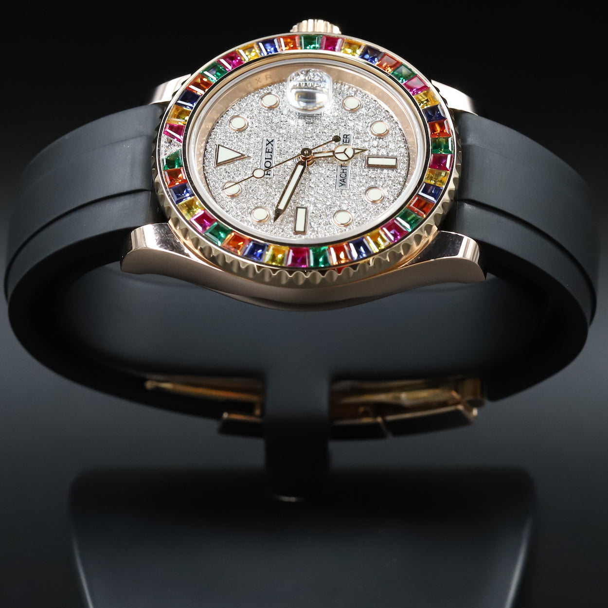 Rolex<br>116655 Yacht-Master 40 Oysterflex Custom Diamond