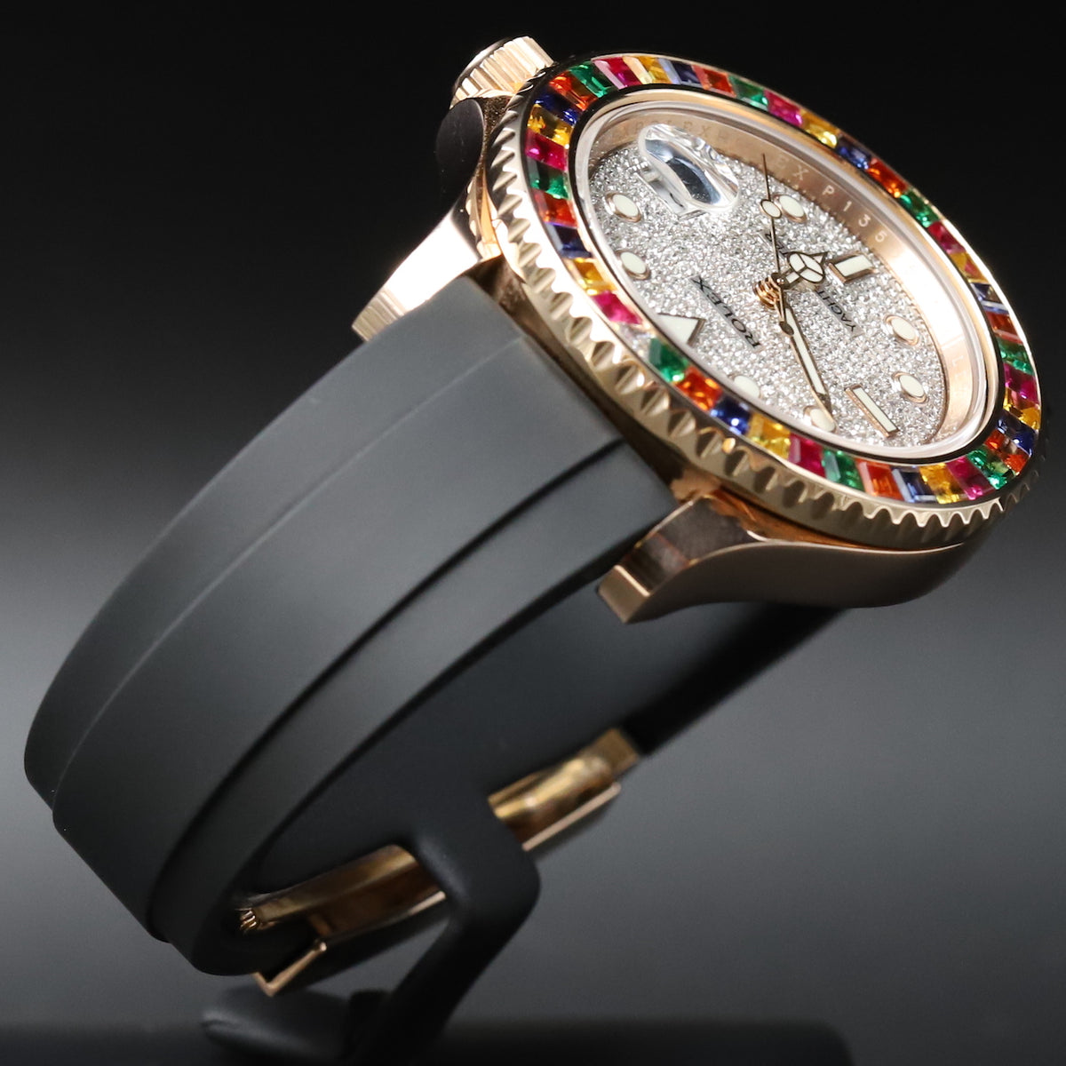 Rolex<br>116655 Yacht-Master 40 Oysterflex Custom Diamond