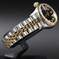 Rolex<br>179173 Datejust 26 18k/SS Black Diamond Dial