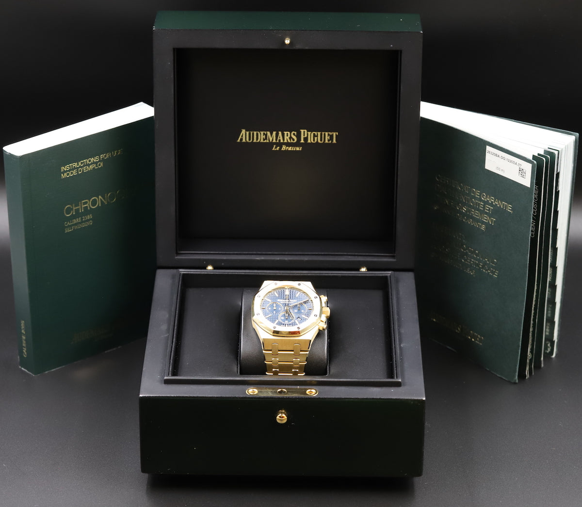 Audemars Piguet<br>26320BA Royal Oak Chronograph Blue Dial