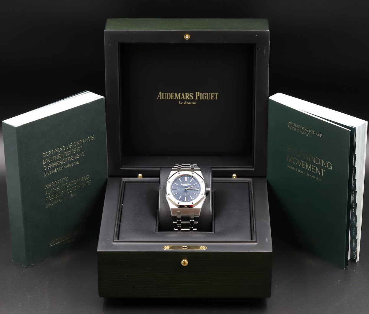 Audemars Piguet<br>15202ST Royal Oak Jumbo Blue Dial
