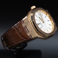 Audemars Piguet<br>15400OR Royal Oak White Dial