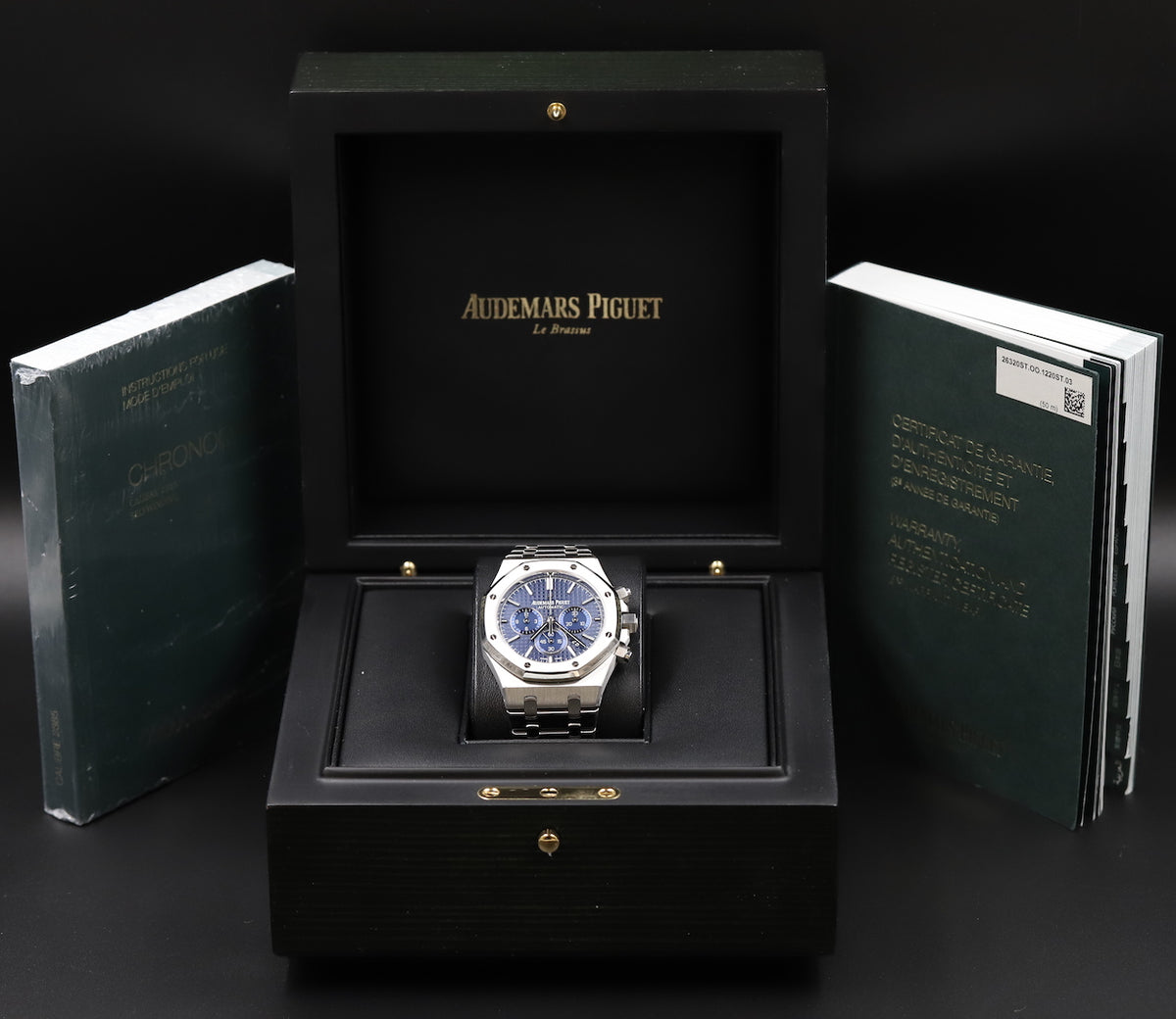 Audemars Piguet<br>26320ST Royal Oak Chronograph Blue Dial