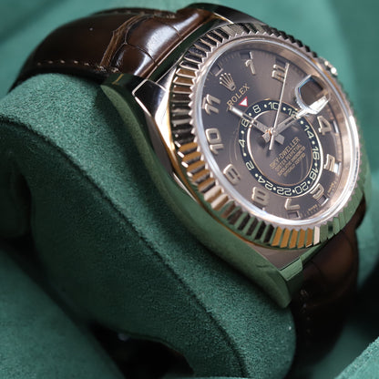 Rolex<br>326135 Sky-Dweller Chocolate Dial