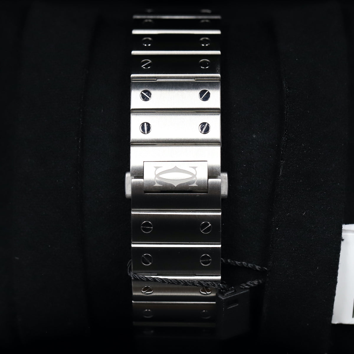 Cartier<br>WHSA0015 Santos De Cartier Skeleton Dial
