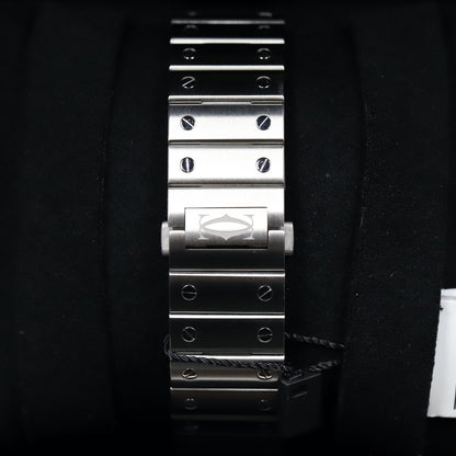 Cartier<br>WHSA0015 Santos De Cartier Skeleton Dial