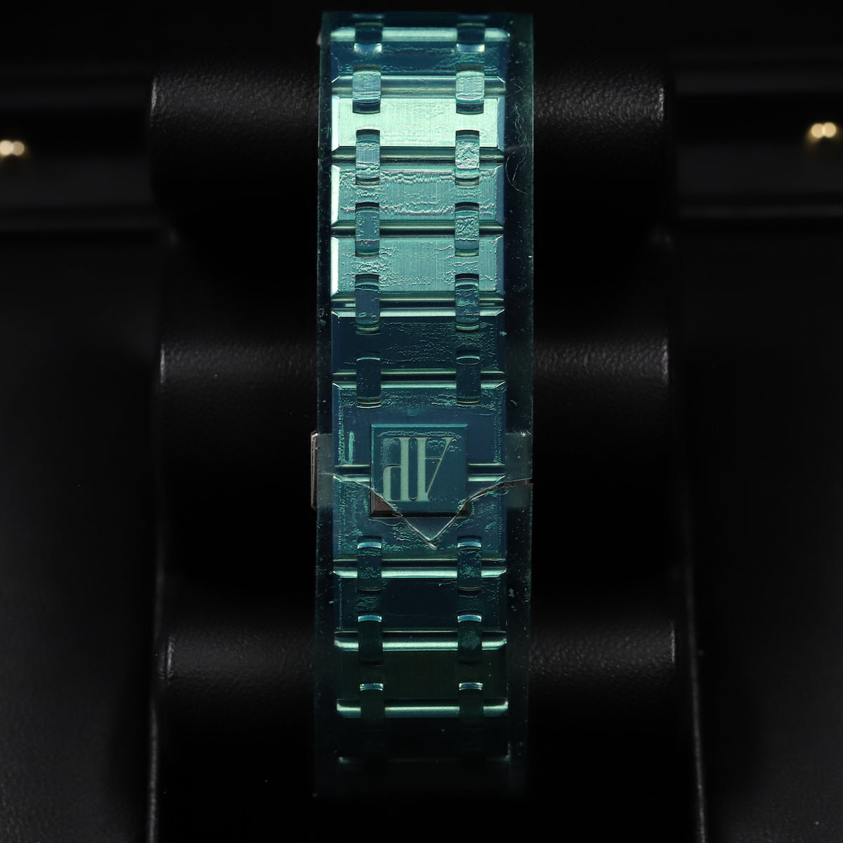 Audemars Piguet<br>15206PT Royal Oak Jumbo Platinum Black Onyx Dial