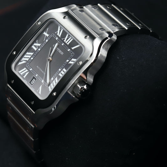 Cartier<br>WSSA0037 Santos De Cartier Grey Dial