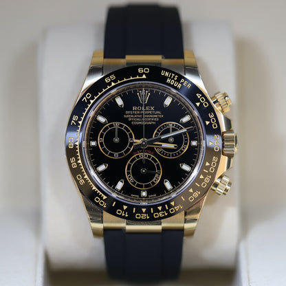 Rolex<br>116518LN Daytona Oysterflex Black Dial