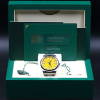 Rolex<br>124300 Oyster Perpetual 41mm Yellow Dial