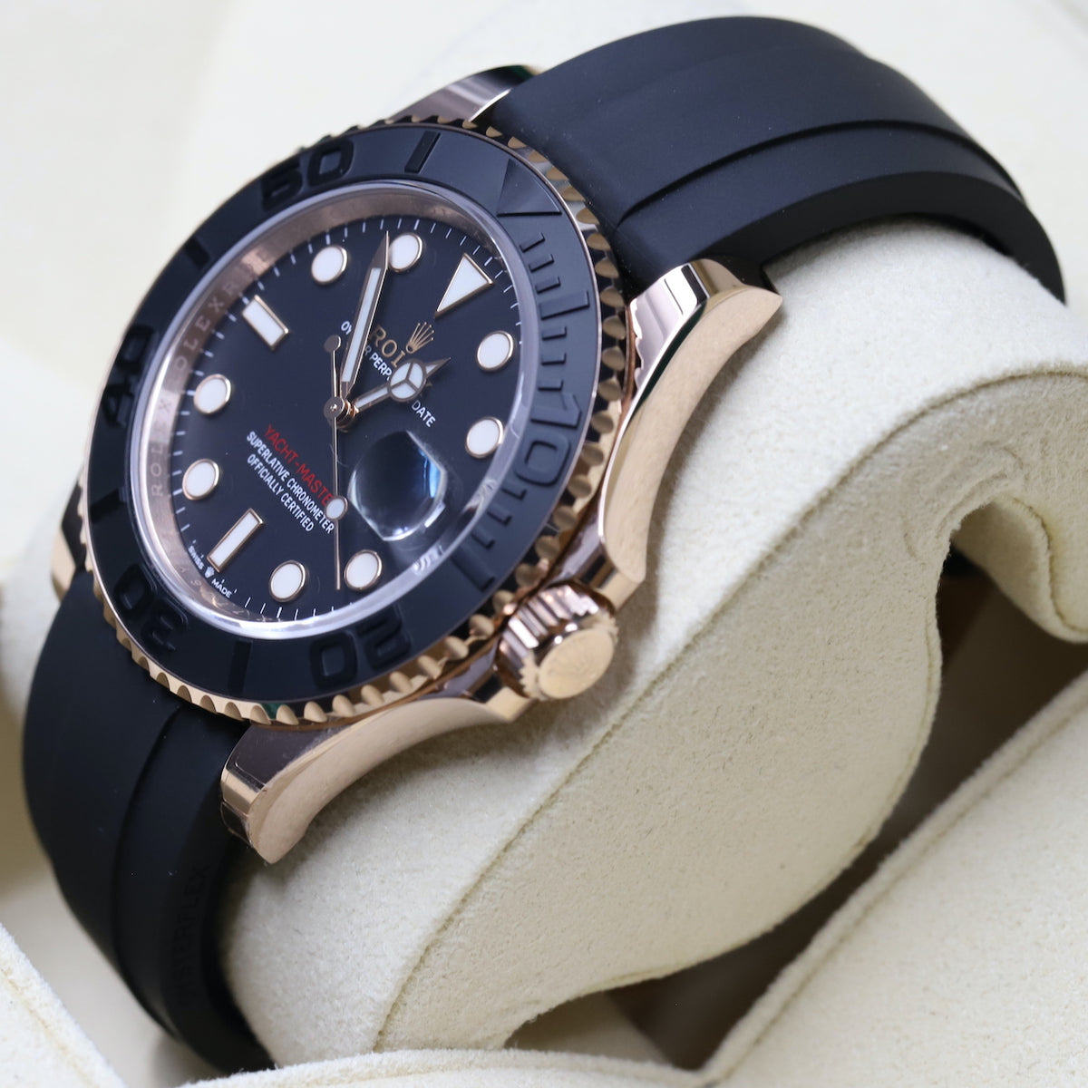 Rolex<br>126655 Yacht-Master 40 Oysterflex Black Dial