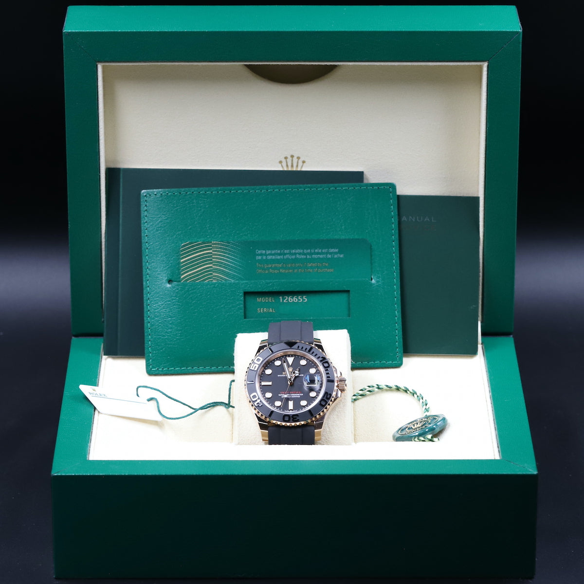 Rolex<br>126655 Yacht-Master 40 Oysterflex Black Dial