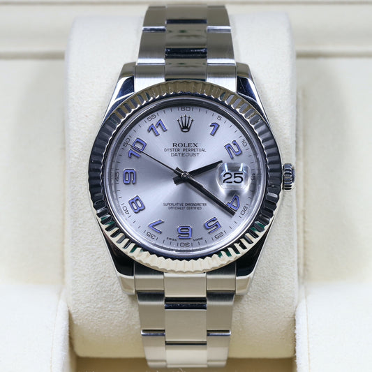 Rolex<br>126334 Datejust 41 Silver Arabic Numeral Dial