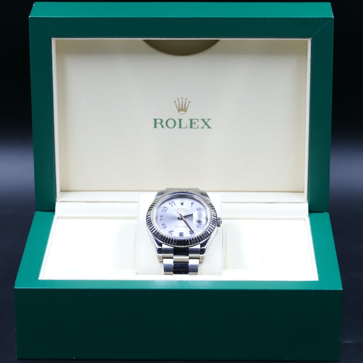 Rolex<br>126334 Datejust 41 Silver Arabic Numeral Dial