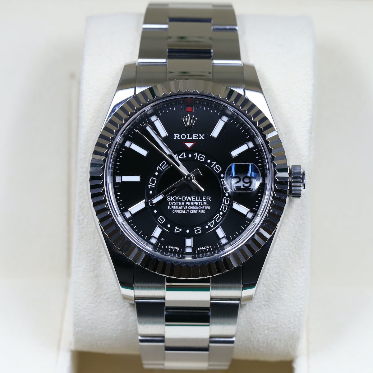 Rolex<br>326934 Sky-Dweller Black Dial