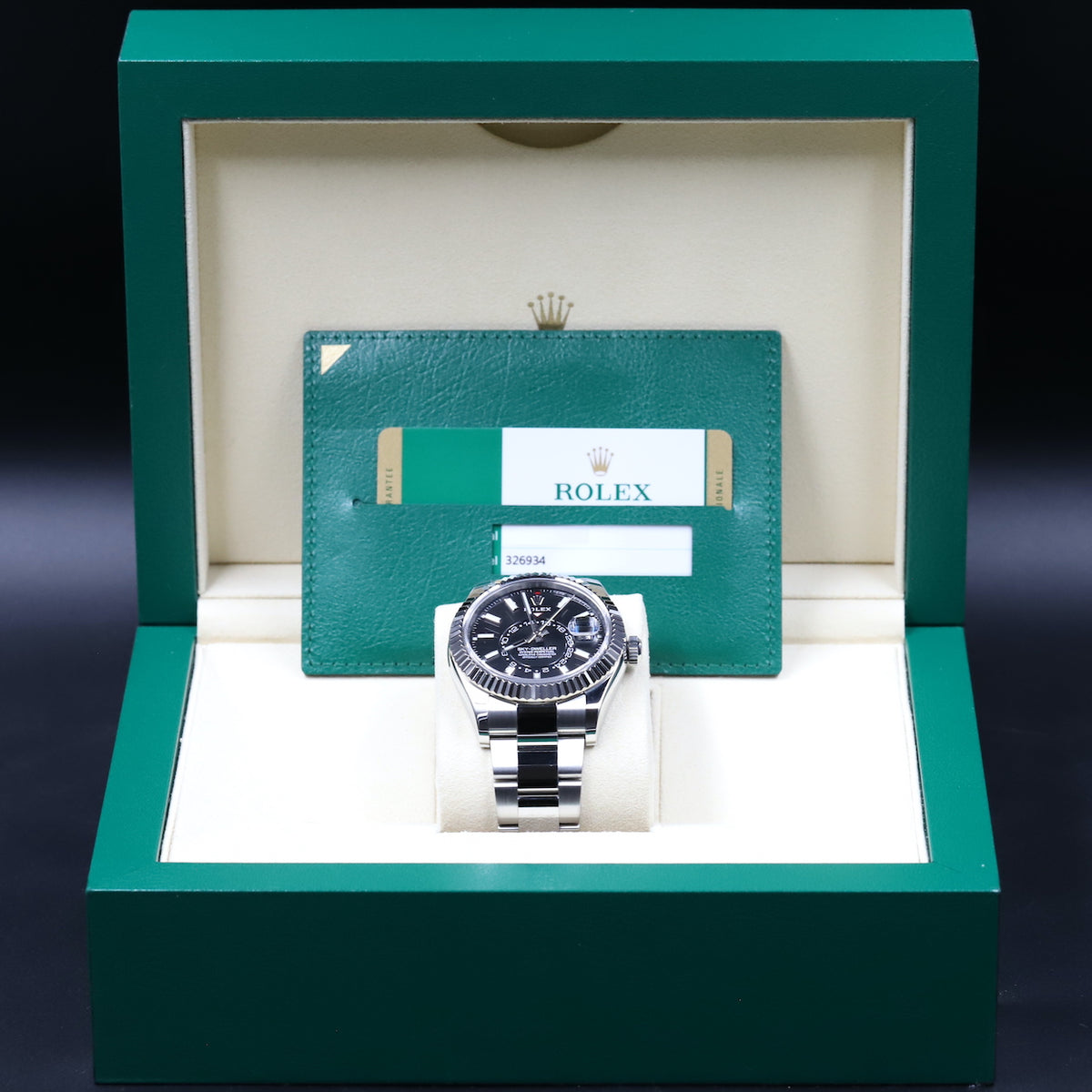 Rolex<br>326934 Sky-Dweller Black Dial