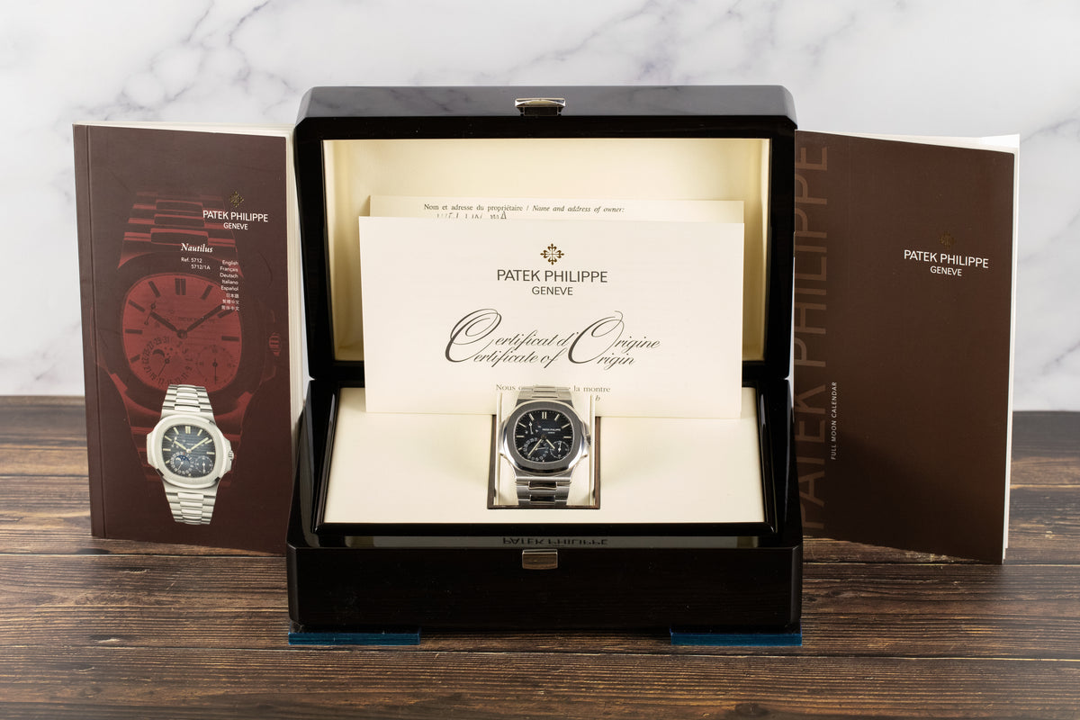 Patek Philippe 5712/1A Nautilus Date Moon Phases