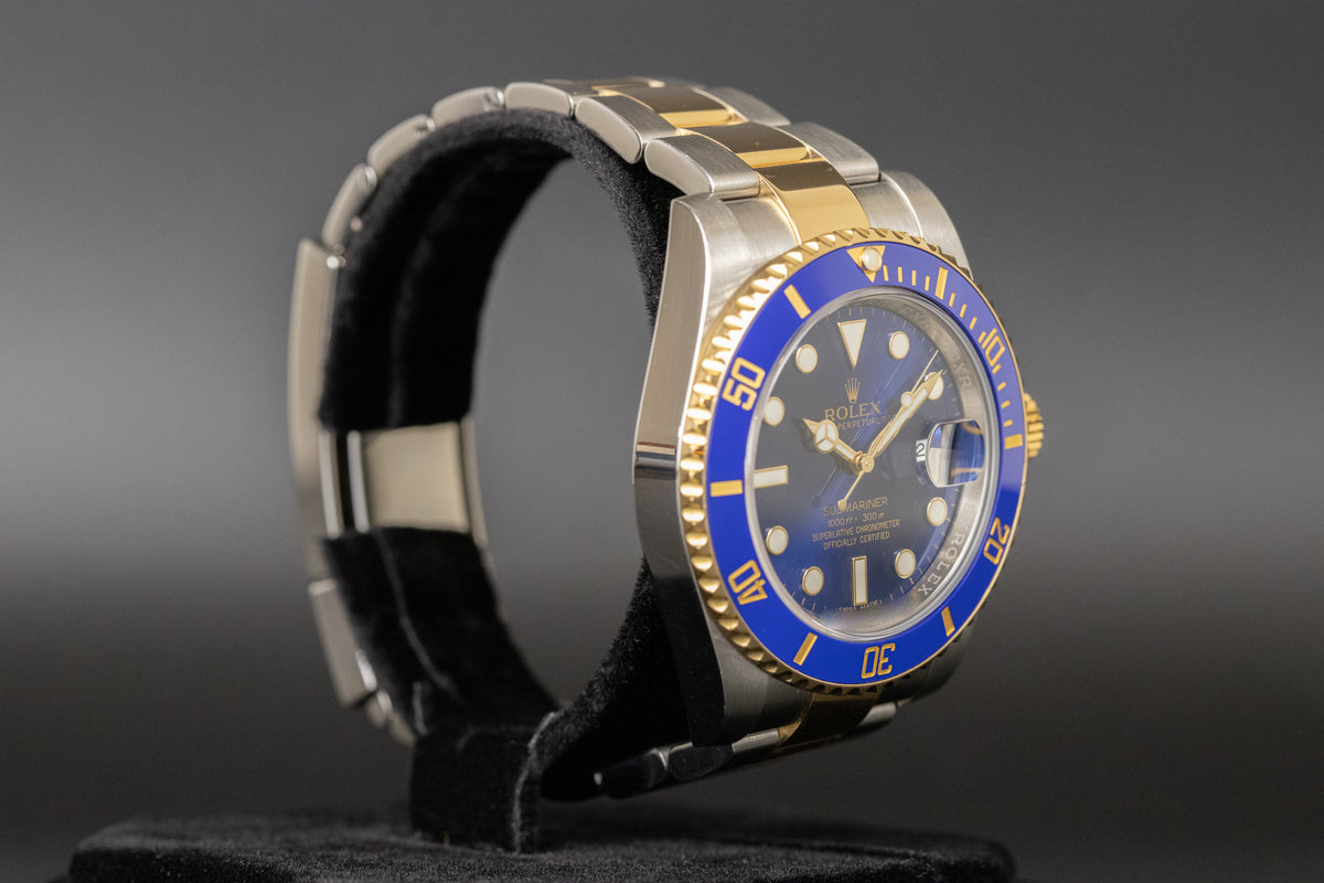 Rolex<br>116613LB Submariner SS/18k Blue Dial