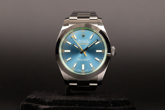 Rolex<br>116400GV Milgauss Blue Dial