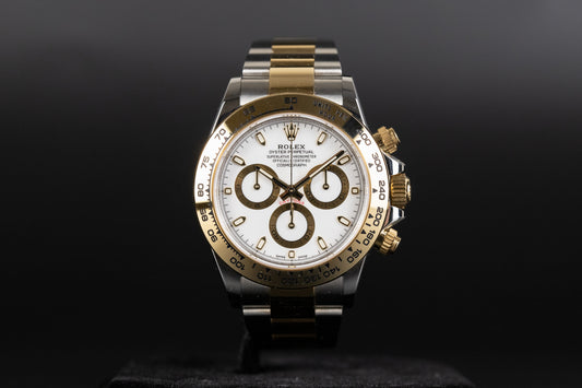 Rolex 116503 Daytona SS/18k White Dial