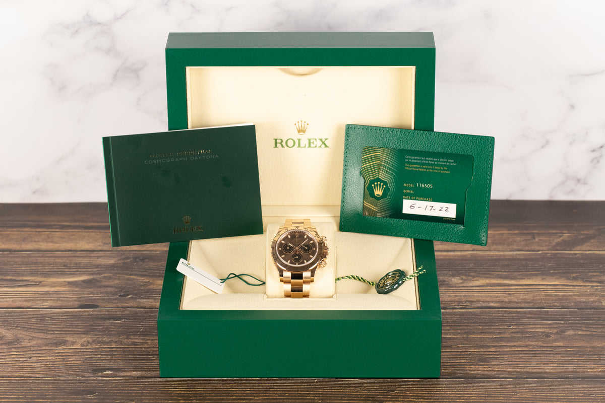 Rolex<br>116505 Daytona Chocolate Dial