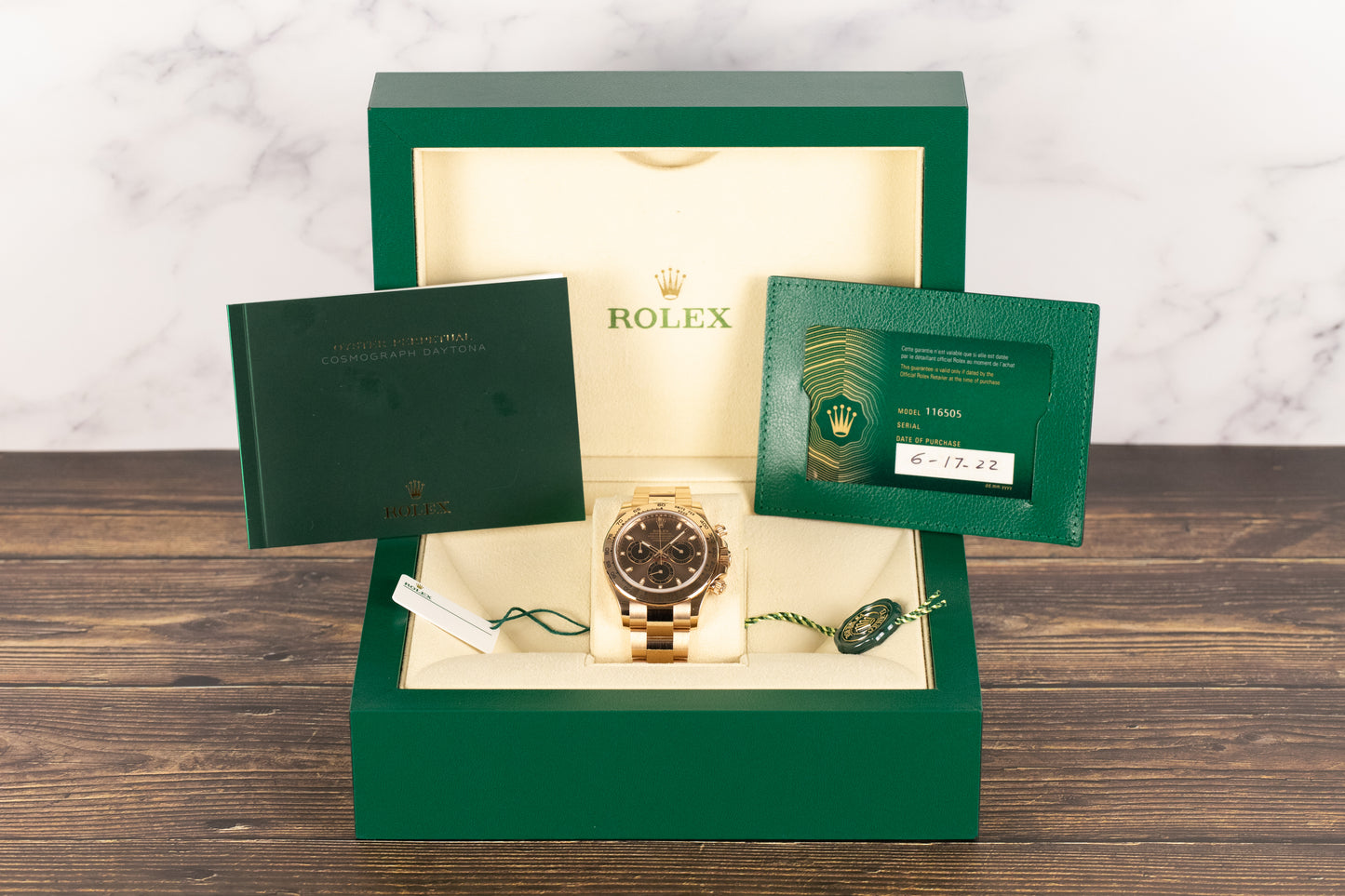 Rolex 116505 Daytona Chocolate Dial