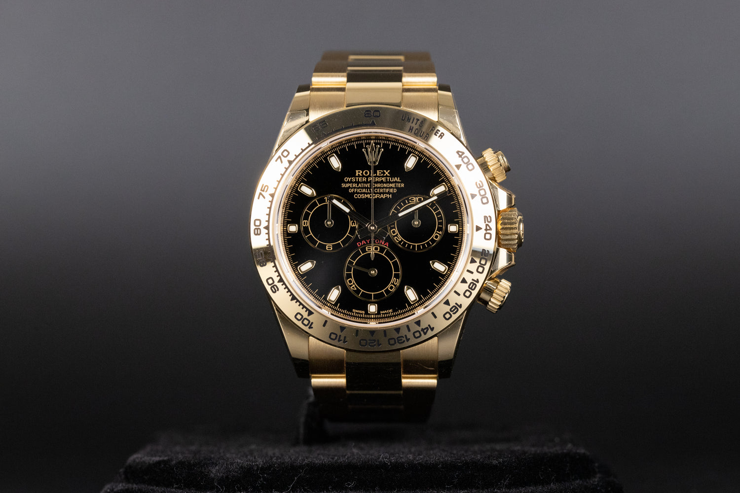 Rolex 116508 Daytona Black Dial