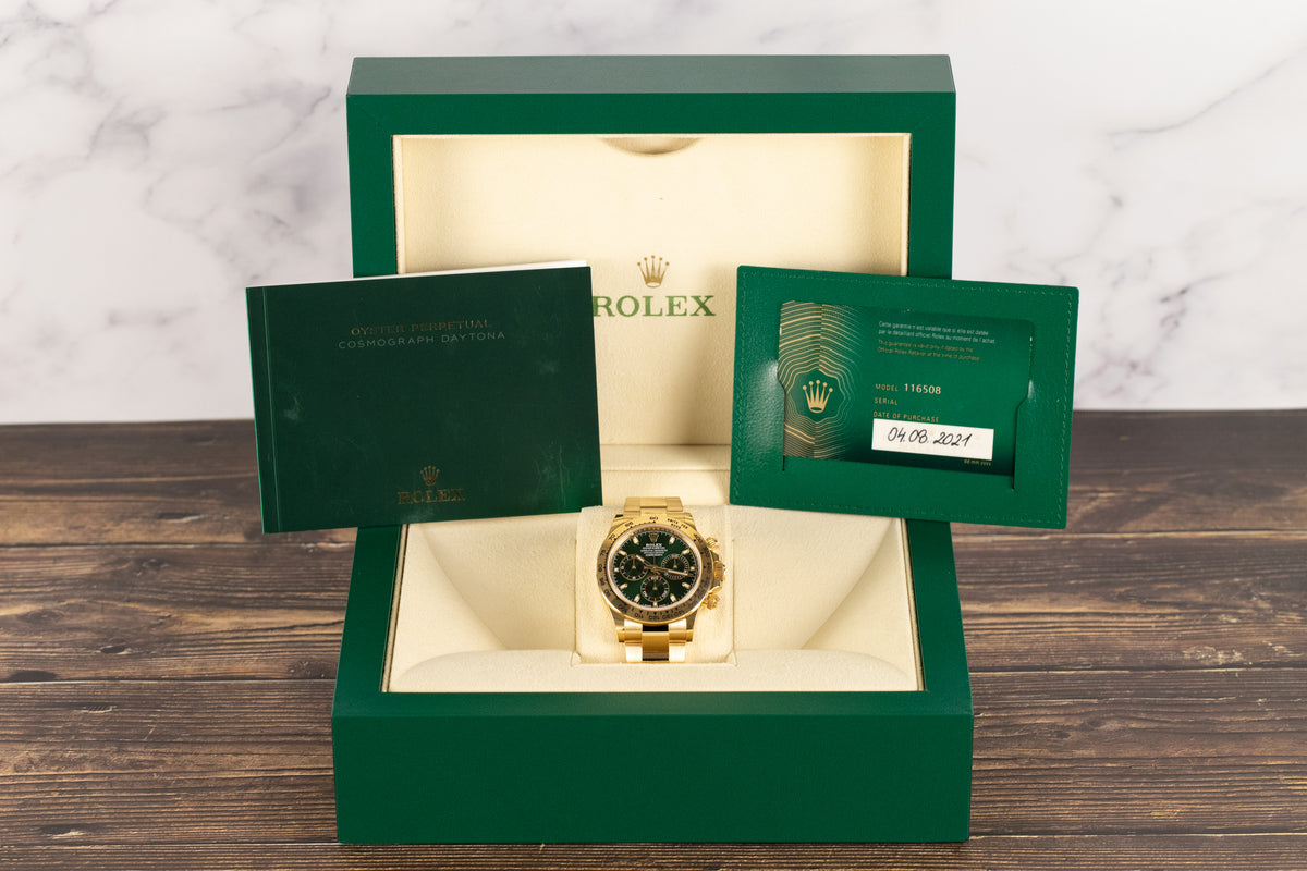 Rolex<br>116508 Daytona Green Dial