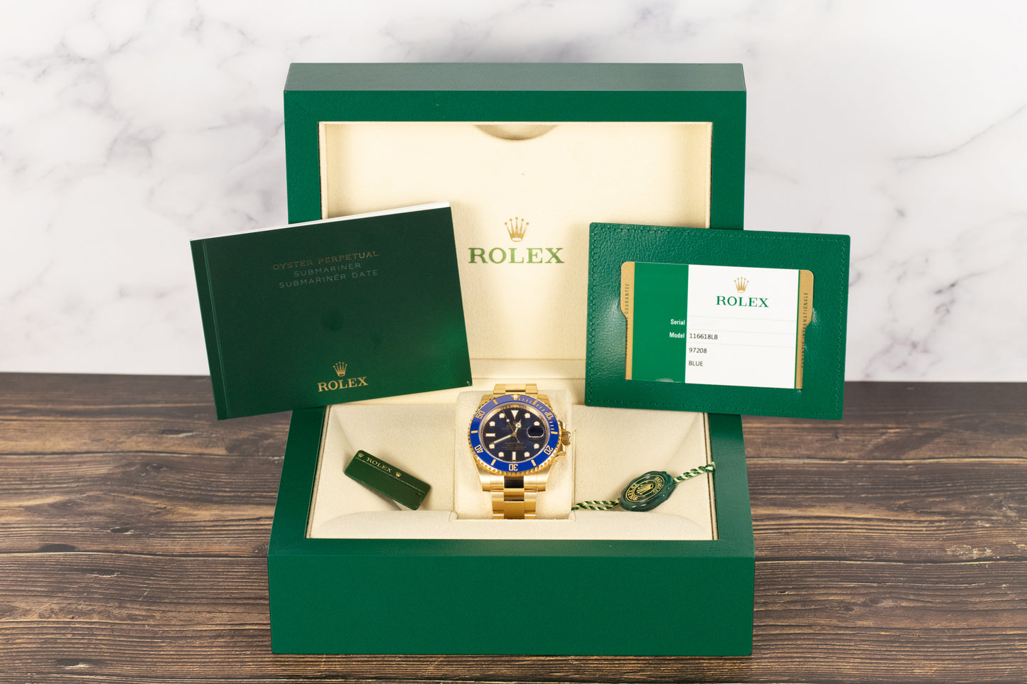 Rolex 116618LB Submariner Blue Dial