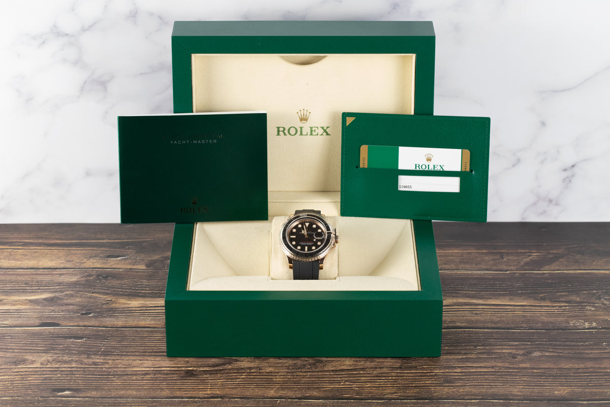 Rolex<br>116655 Yacht-Master 40 Oysterflex Black Dial