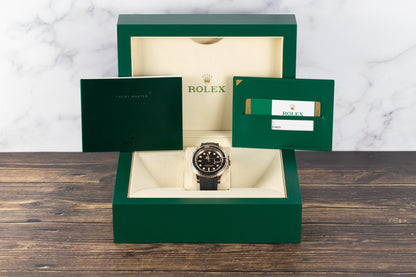 Rolex 116655 Yacht-Master 40 Oysterflex Black Dial