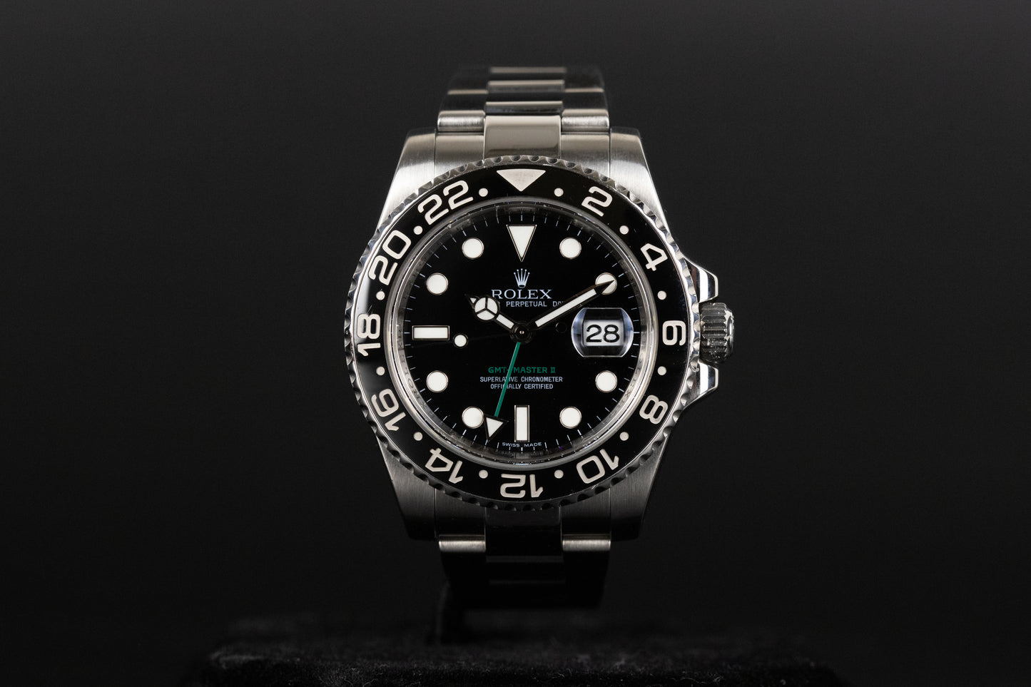 Rolex 116710LN GMT Master II Black Dial