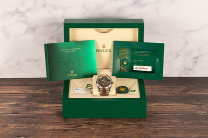 Rolex 126231 Datejust 36 SS/RG Wimbledon Dial