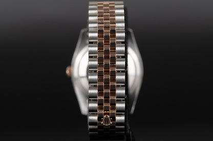 Rolex 116231 Datejust 36 SS/RG Sundust Diamond Dial