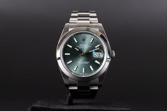 Rolex 126300 Datejust 41 Mint Green Dial