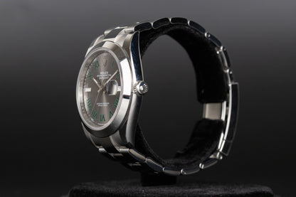 Rolex 126300 Datejust 41 Slate Green 'Wimbledon' Dial
