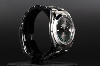 Rolex 126300 Datejust 41 Slate Green 'Wimbledon' Dial