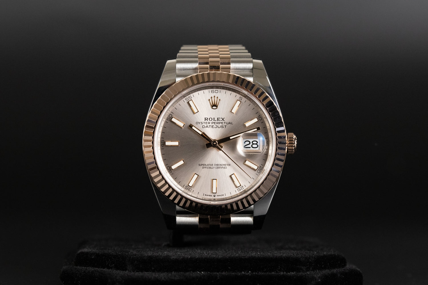 Rolex 126331 Datejust 41 SS/RG Sundust Dial