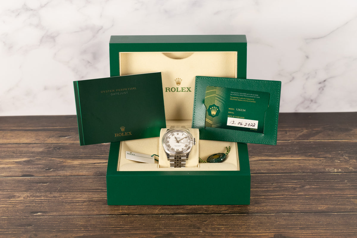 Rolex<br>126334 Datejust 41 White Dial