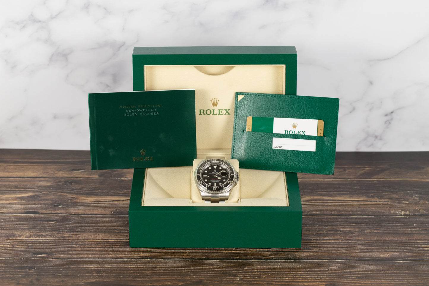 Rolex 126600 Sea-Dweller Red Writing MK1 Dial True "50th Anniversary"