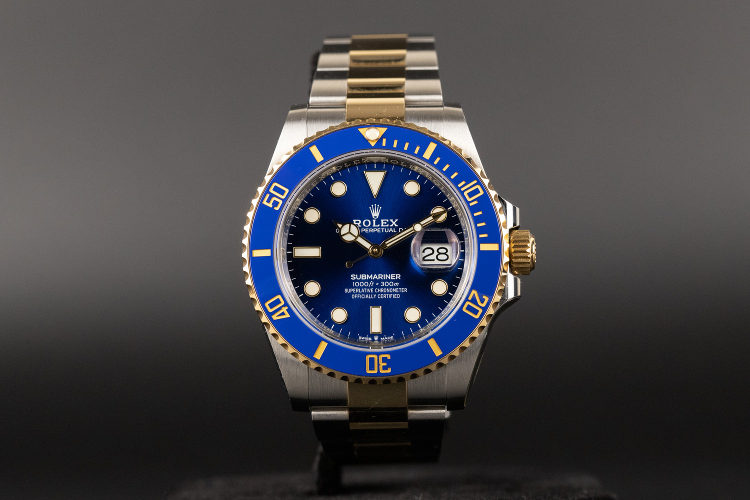 Rolex<br>126613LB Submariner SS/18k Blue Dial