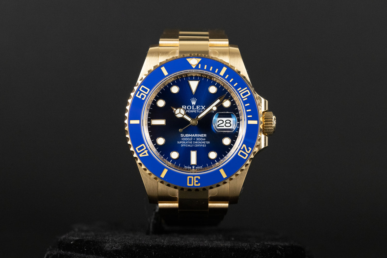 Rolex 126618LB Submariner 18k Blue Dial