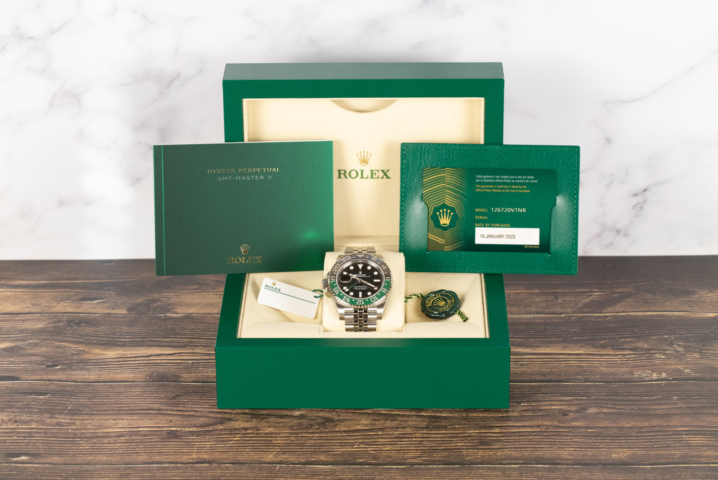 Rolex 126720VTNR GMT Master II Lefty 'Sprite'